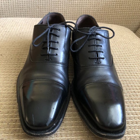 GUCCI Men\'s Black Leather Oxfords . main image 16